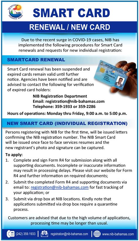 nib smart card renewal|nib contribution portal.